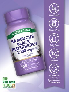 Foto 3 | Suplemento Nature's Truth, Cápsulas De Saúco Negro, 100 Unidades - Venta Internacional.