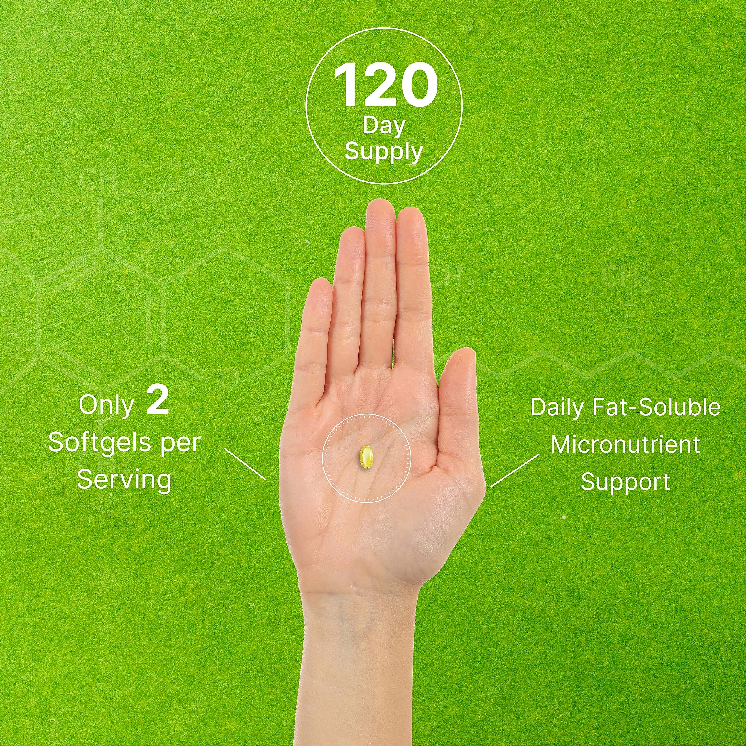 Foto 5 | Suplementos De Vitamina E, Suplemento De Oferta De 1000 Ui, 240 Cápsulas Blandas - Venta Internacional.