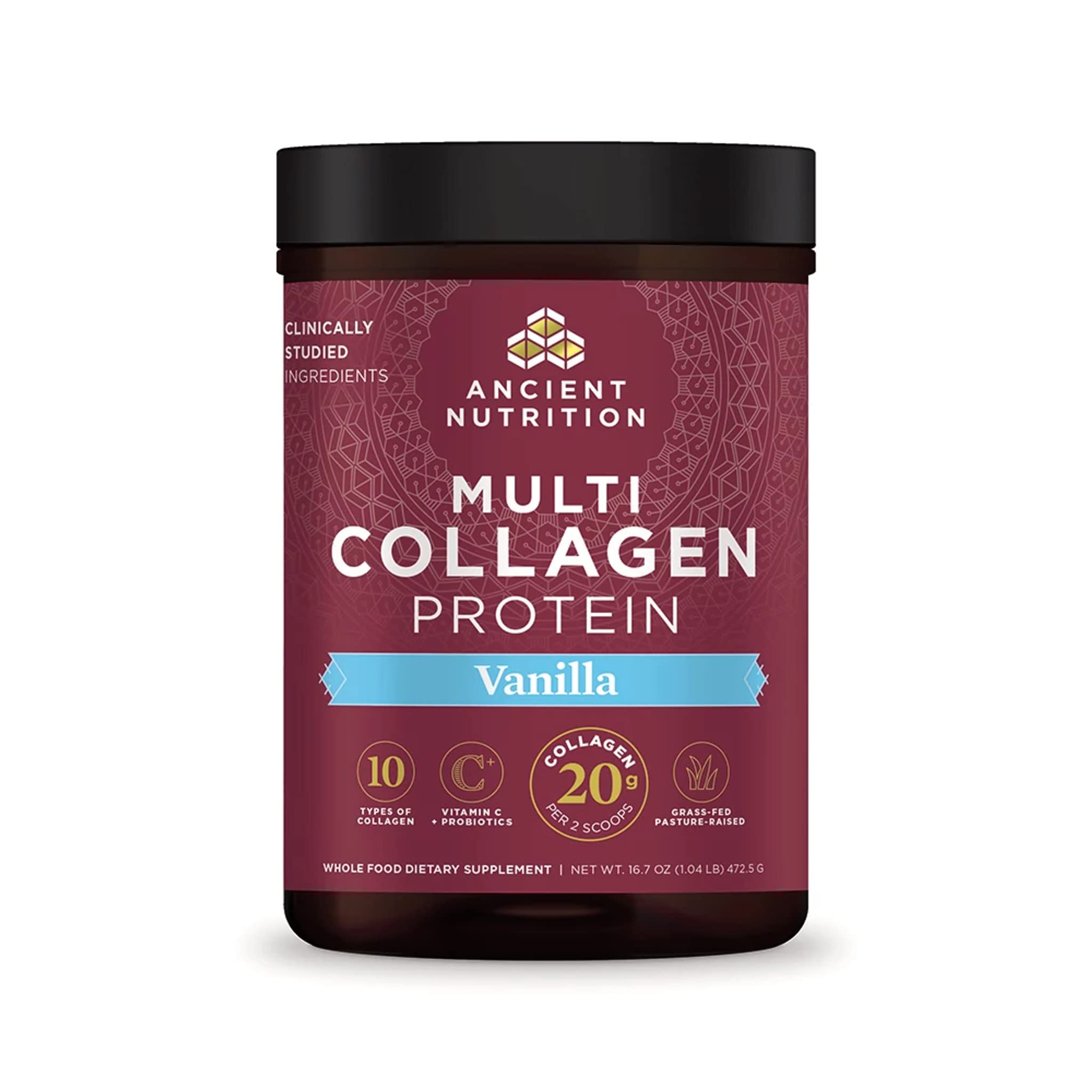 Foto 2 pulgar | Péptidos De Colágeno En Polvo Ancient Nutrition Vanilla 500 Ml - Venta Internacional.