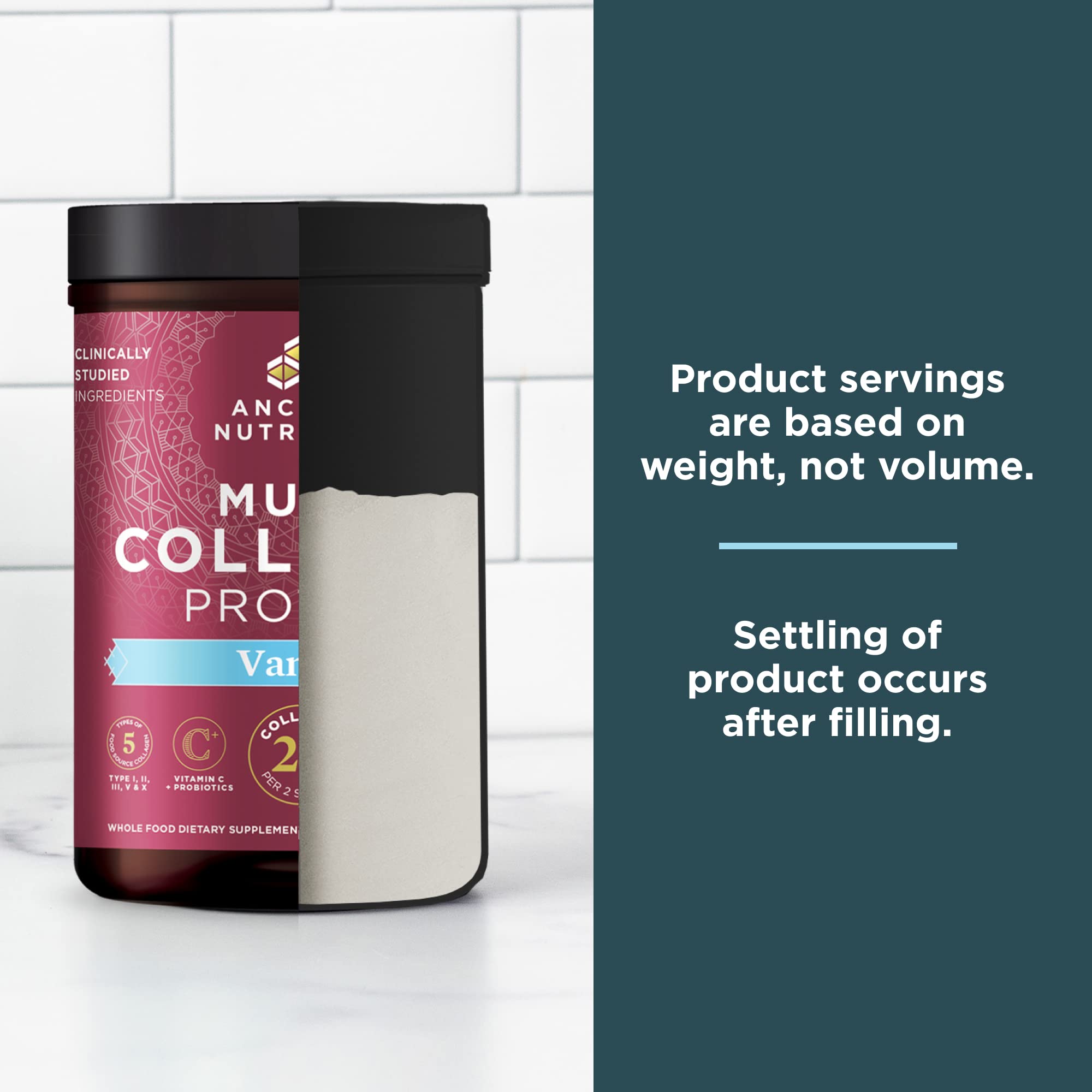 Foto 5 pulgar | Péptidos De Colágeno En Polvo Ancient Nutrition Vanilla 500 Ml - Venta Internacional.