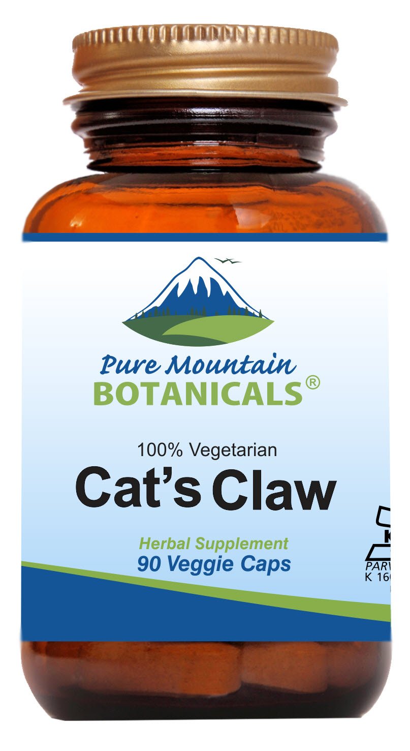 Foto 2 pulgar | Suplemento Pure Mountain Botanicals Cat's Claw 90 Cápsulas - Venta Internacional.