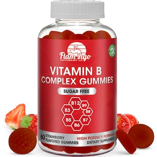 Foto 1 | Gomitas De Supplement Flamingo Supplements Sin Azúcar Con Complejo B - Venta Internacional.