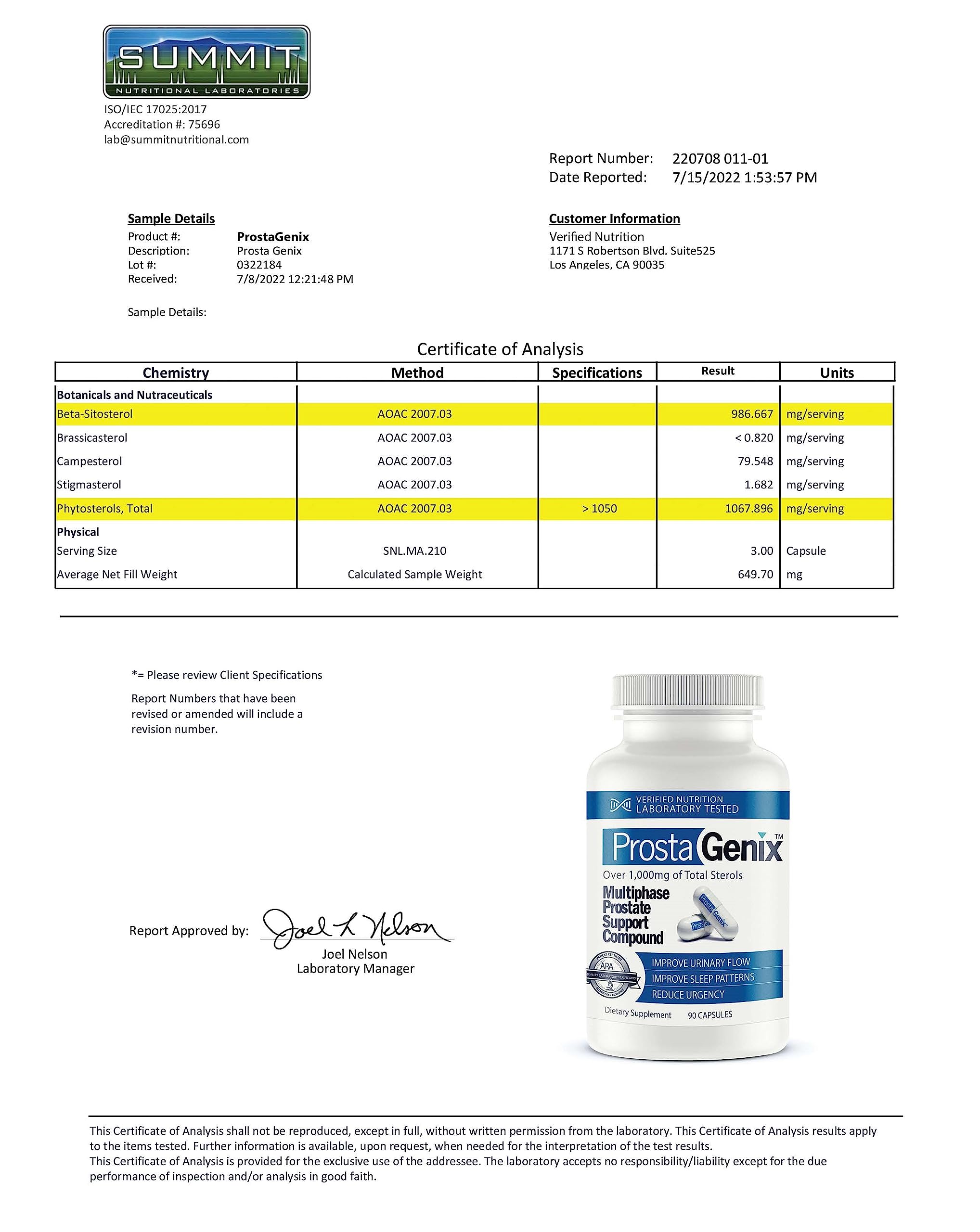 Foto 5 | Suplemento Prostagenix Multiphase Prostate 270 Cápsulas - Venta Internacional.