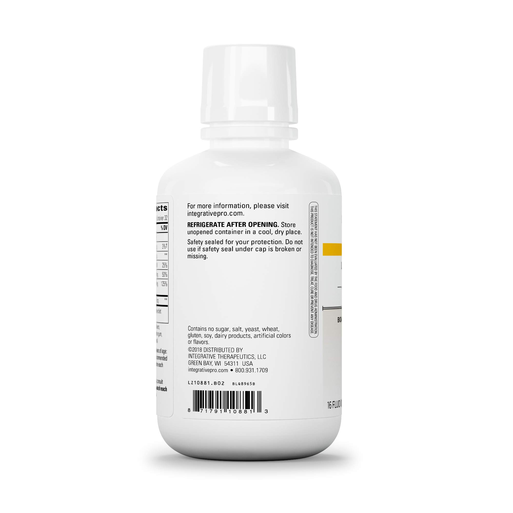 Foto 4 pulgar | Suplemento Integrative Therapeutics: Calcio Y Magnesio Líquidos - Venta Internacional.