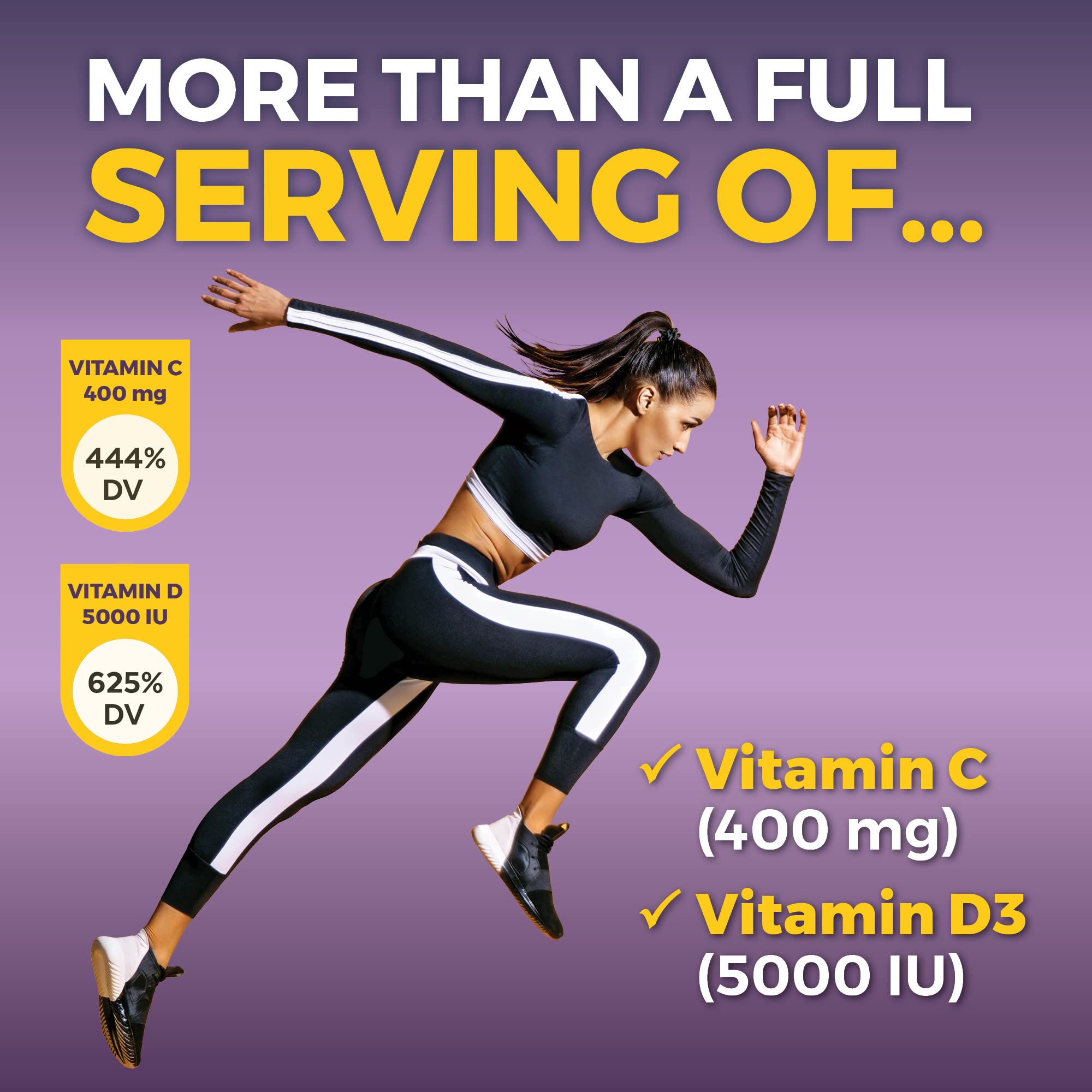 Foto 4 | Suplemento Viva Naturals Elderberry Con Vitamina C, D Y Zinc - Venta Internacional.