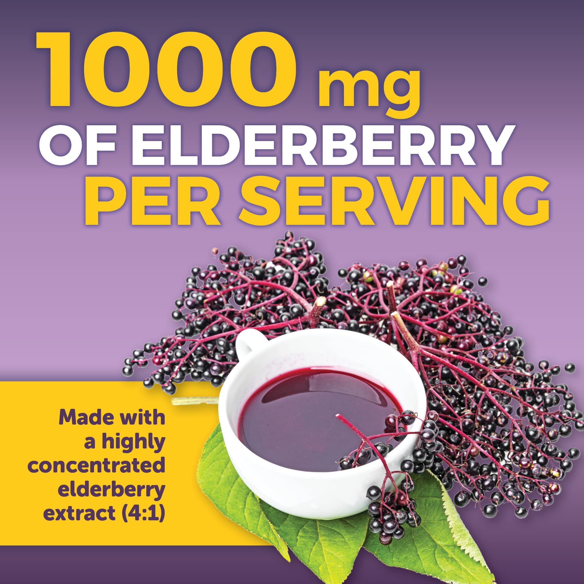 Foto 6 pulgar | Suplemento Viva Naturals Elderberry Con Vitamina C, D Y Zinc - Venta Internacional.