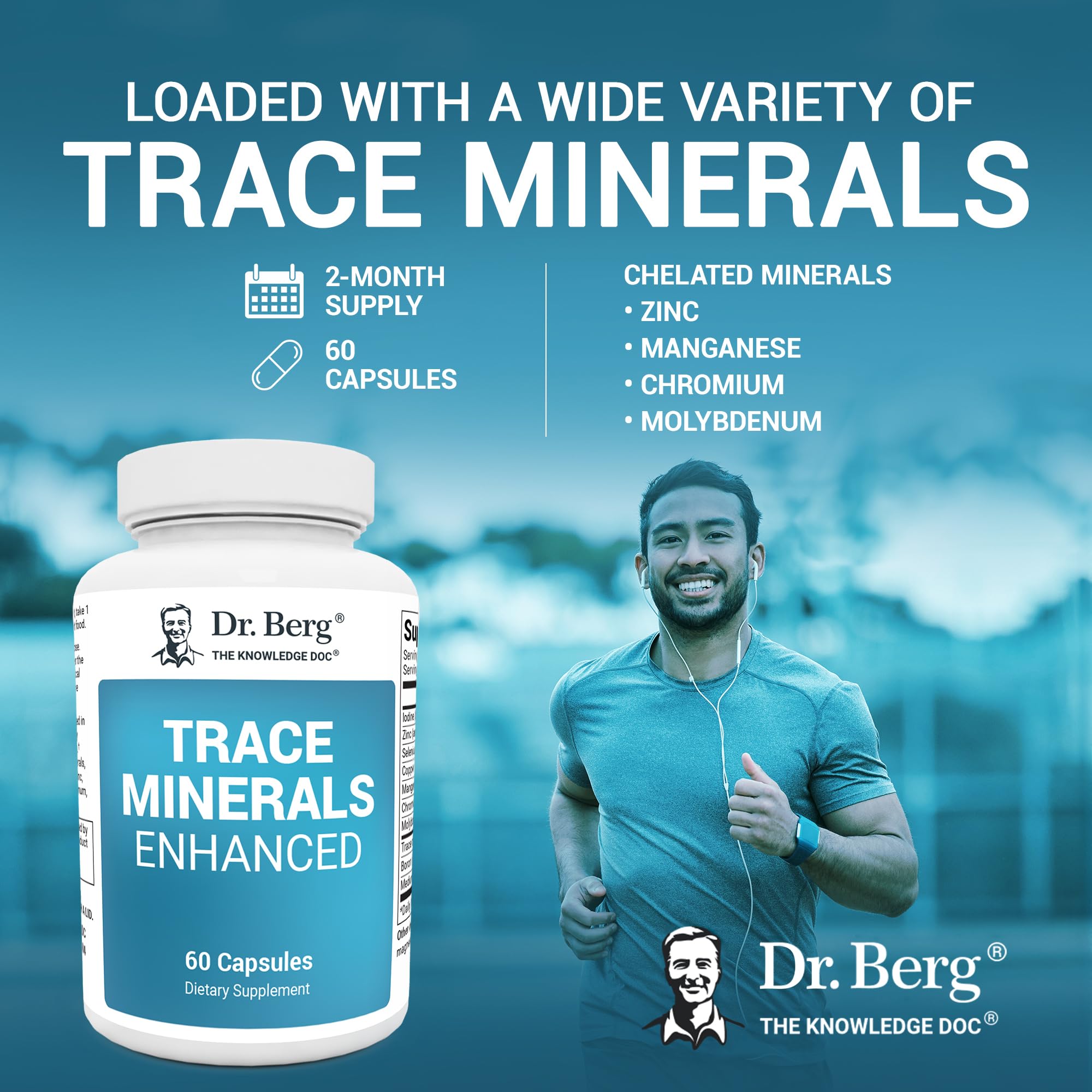 Foto 6 pulgar | Suplemento Dr. Berg Trace Minerals Enhanced Complex 60 Cápsulas - Venta Internacional.