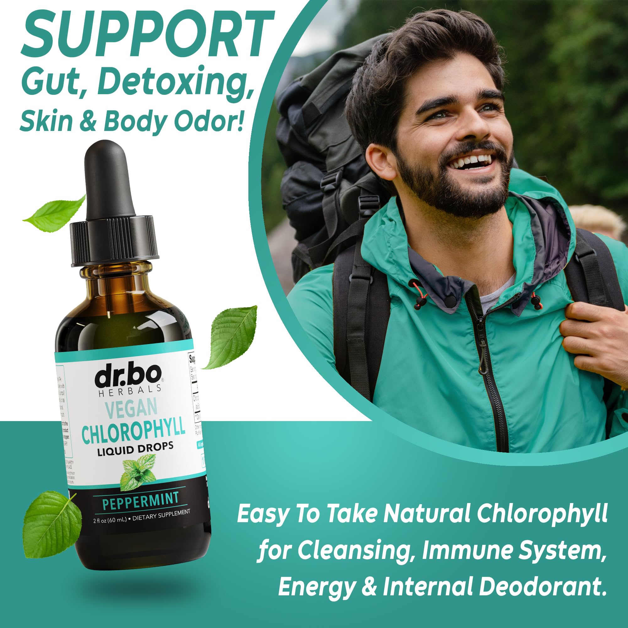 Foto 4 pulgar | Suplemento En Gotas Líquidas De Clorofila Dr. Bo, 60 Ml, Vegano - Venta Internacional.