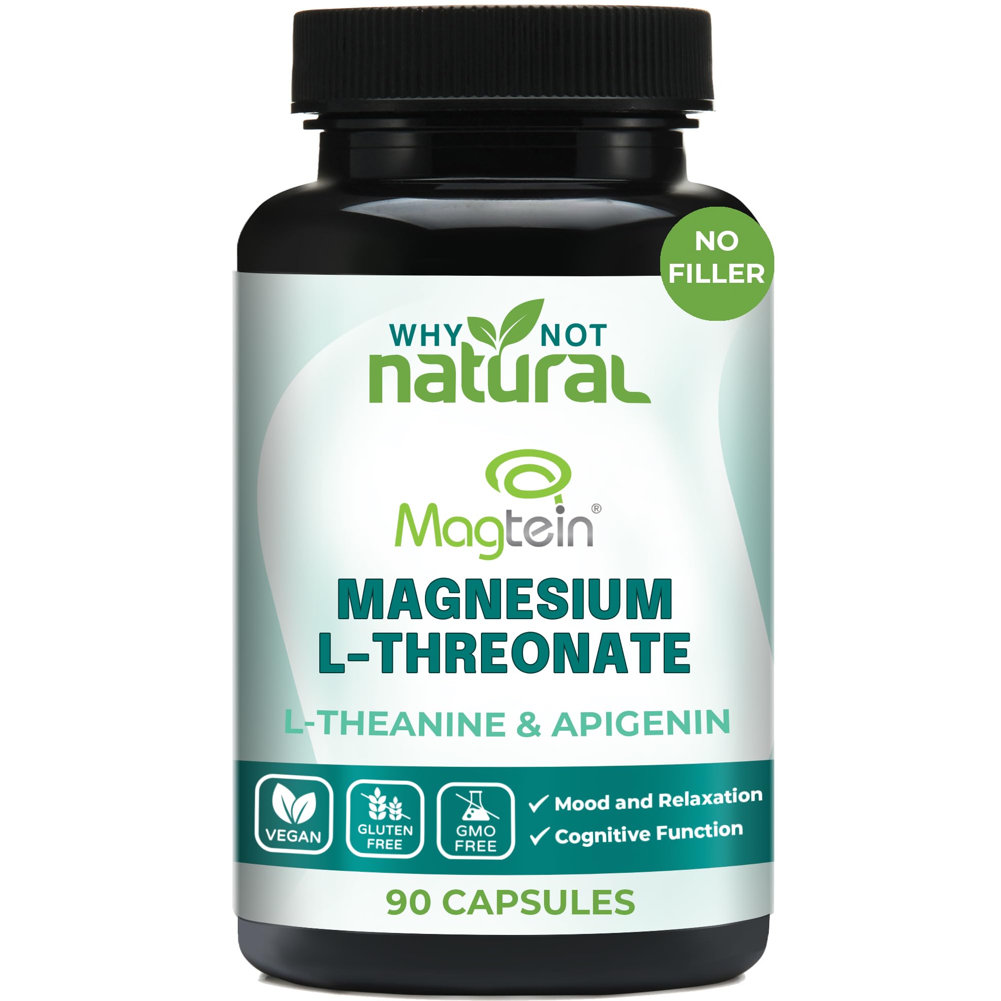 Foto 1 | Suplemento Why Not Natural L-treonato De Magnesio 90 Cápsulas - Venta Internacional.