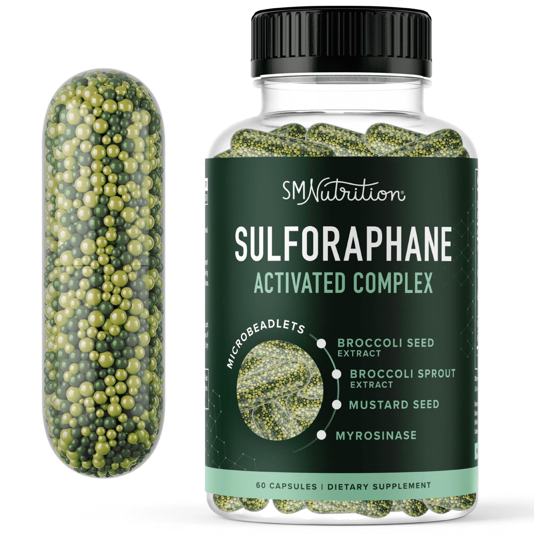 Foto 2 pulgar | Suplemento Smnutrition De Sulforafano De 50 Mg De Brotes De Brócoli - Venta Internacional.