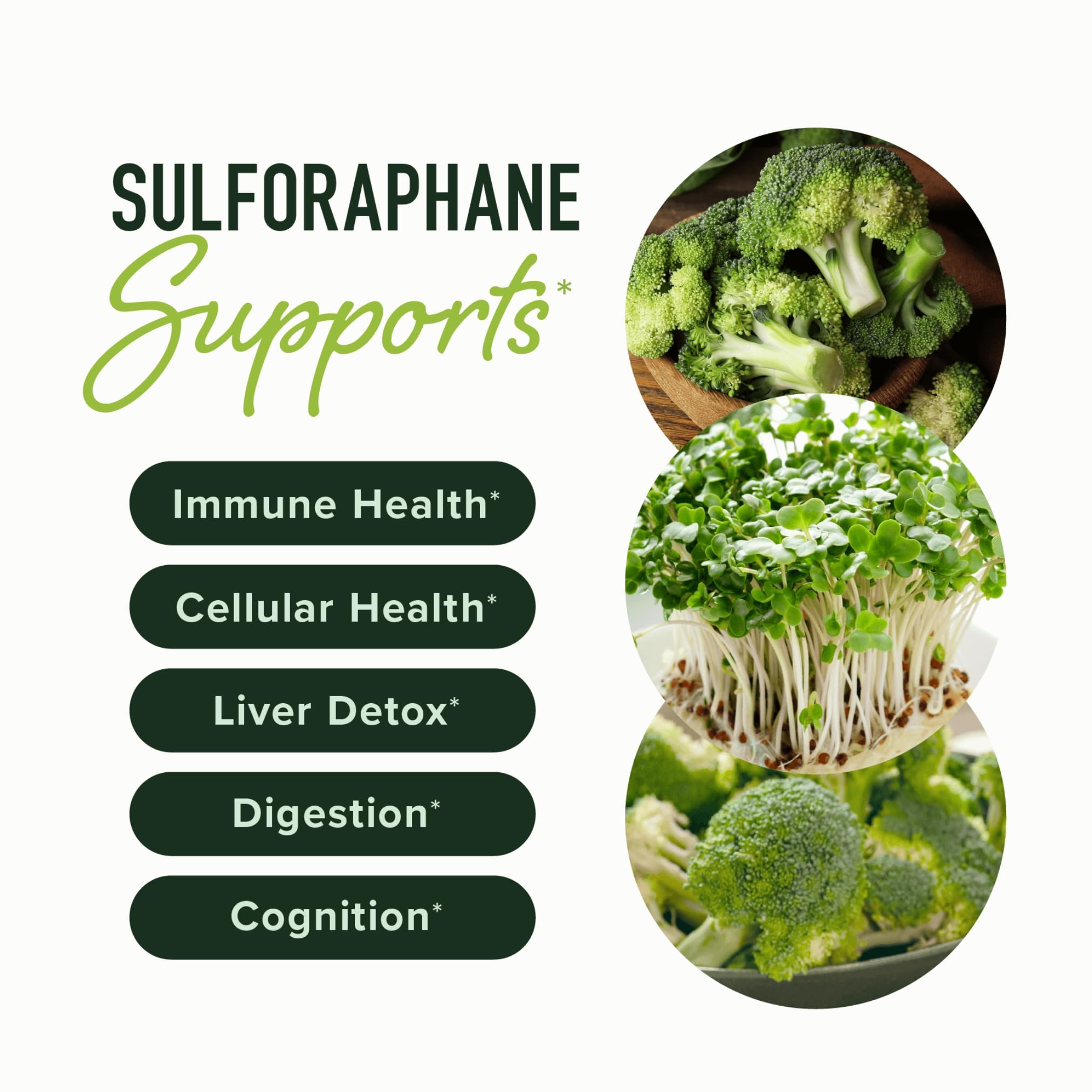 Foto 3 pulgar | Suplemento Smnutrition De Sulforafano De 50 Mg De Brotes De Brócoli - Venta Internacional.
