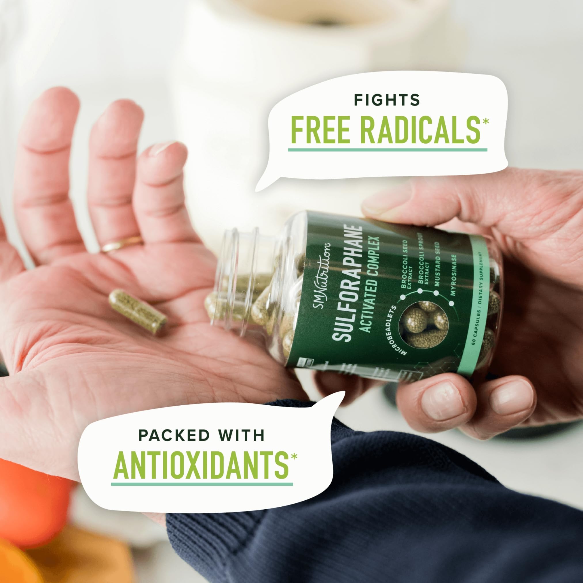Foto 7 | Suplemento Smnutrition De Sulforafano De 50 Mg De Brotes De Brócoli - Venta Internacional.