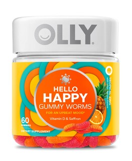 Foto 1 | Suplemento Olly Hello Happy Gommy Worms Mood Balance, 60 Unidades - Venta Internacional.