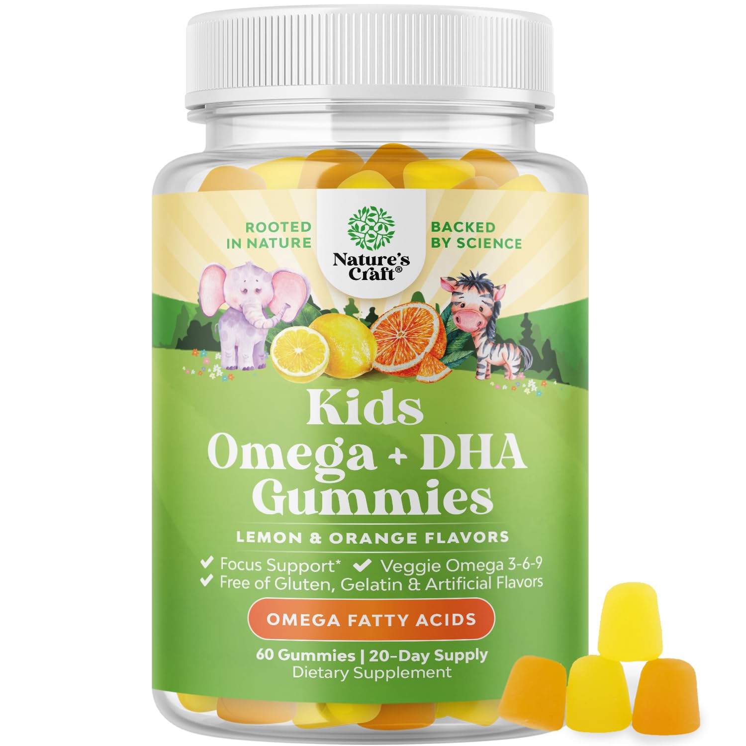 Foto 2 pulgar | Suplemento: Gomitas Dha Omega 3 De Natures Craft Kids - Venta Internacional.
