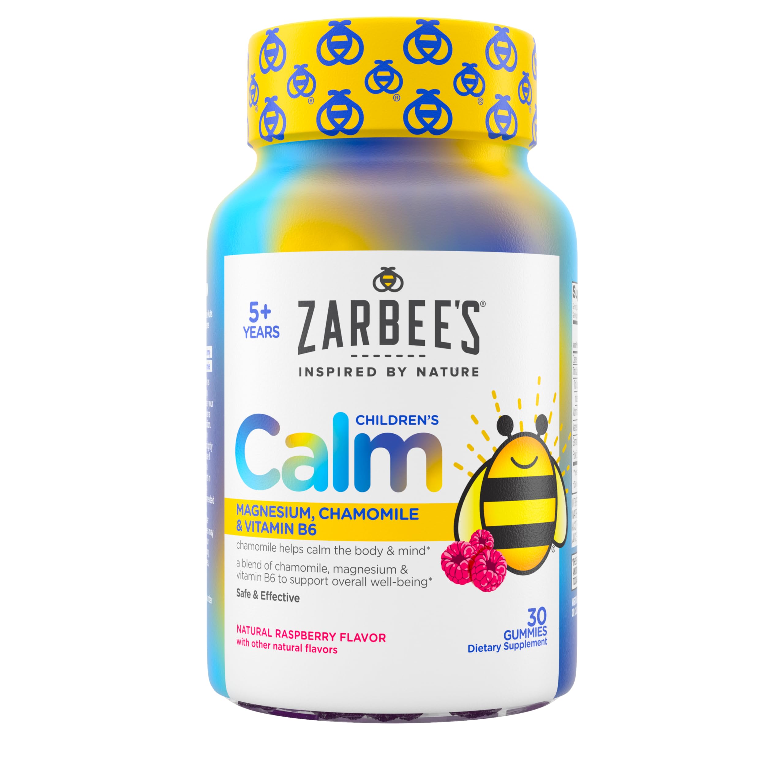 Foto 2 pulgar | Suplemento Zarbee's Children's Calm Gummy 30 De Frambuesa - Venta Internacional.