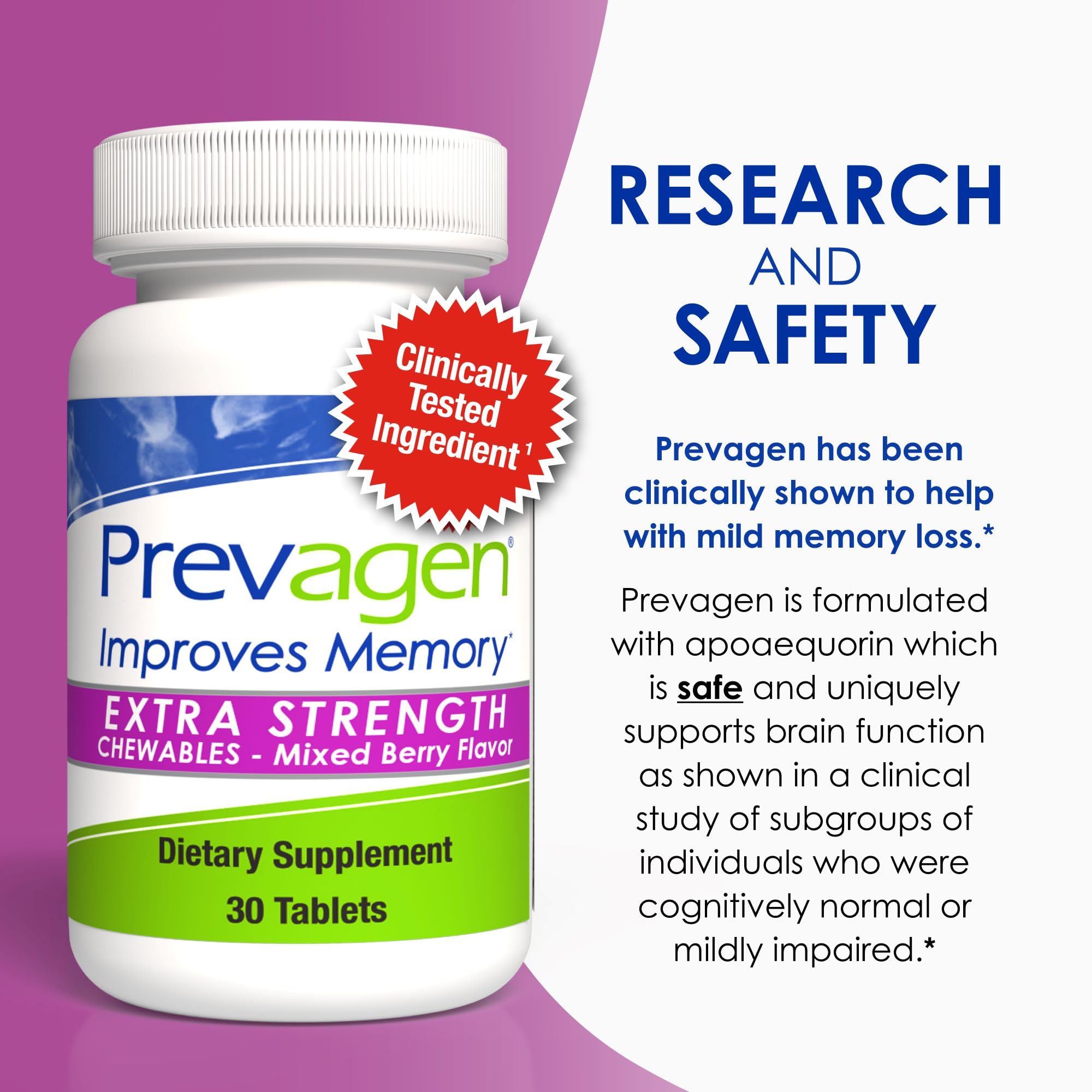 Foto 4 pulgar | Suplemento De Memoria Prevagen Extra Strength Masticable - Venta Internacional.