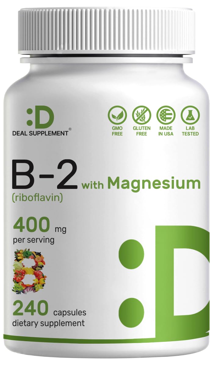 Foto 2 pulgar | Suplemento, Oferta, Vitamina B2, Riboflavina, 400 Mg, 240 Cápsulas - Venta Internacional.