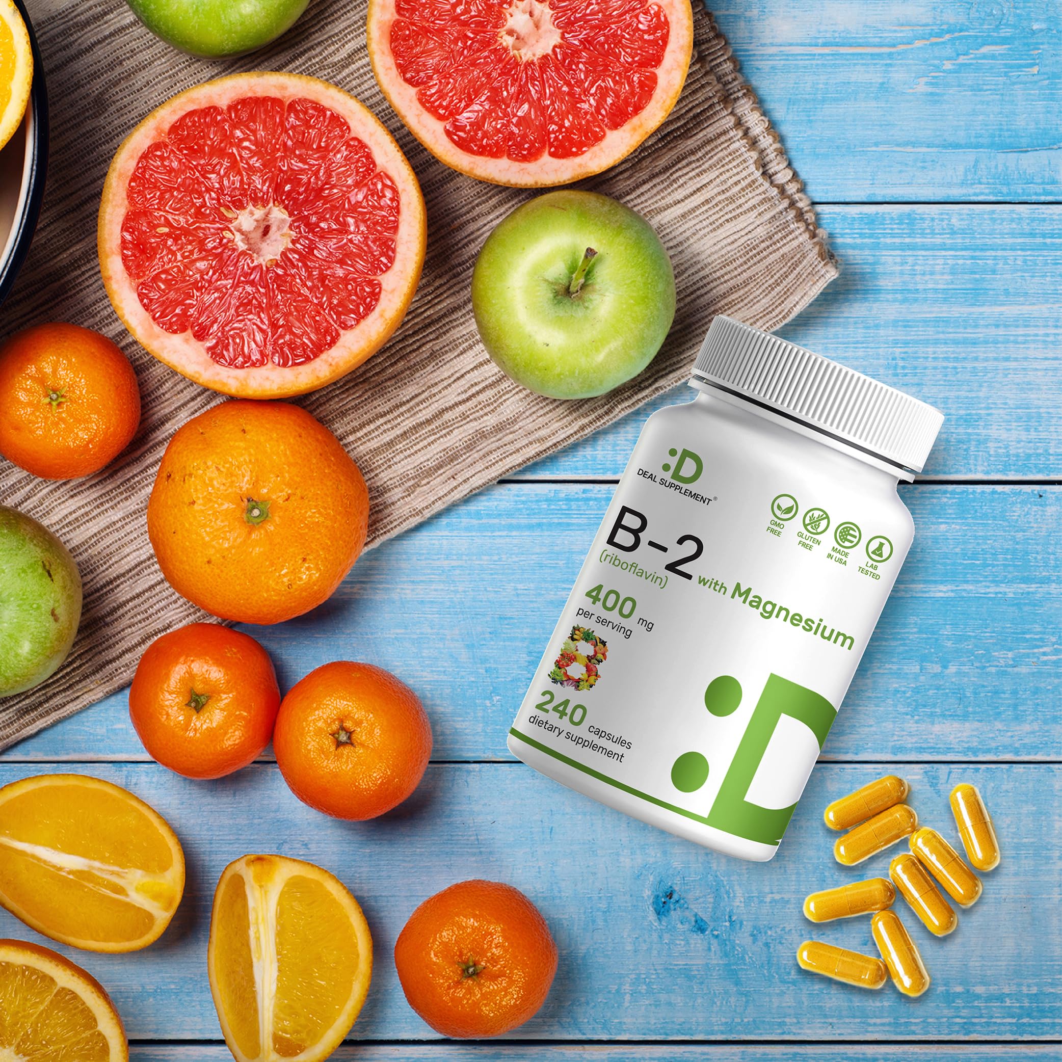 Foto 6 | Suplemento, Oferta, Vitamina B2, Riboflavina, 400 Mg, 240 Cápsulas - Venta Internacional.