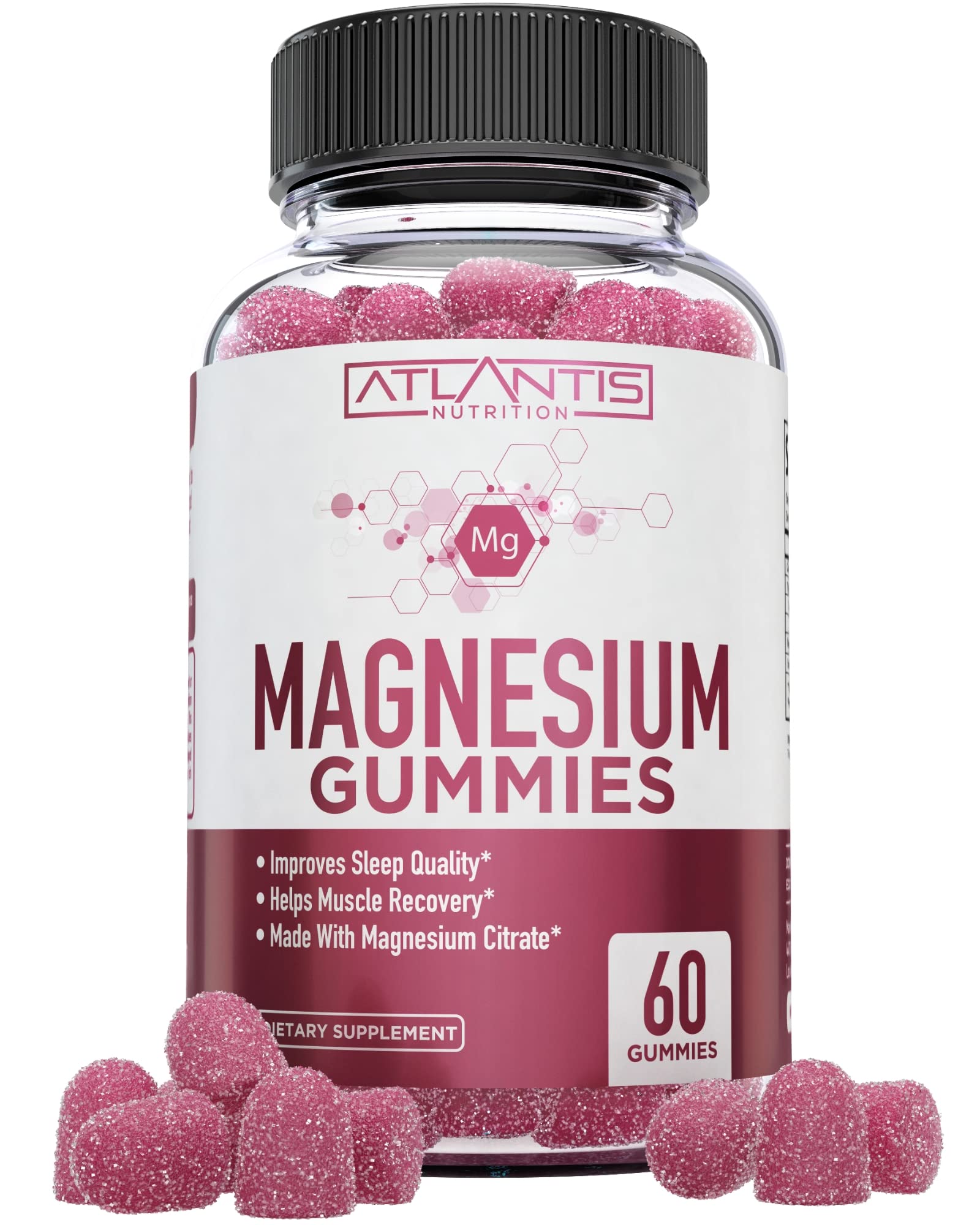 Gomitas De Magnesio Atlantis Nutrition 770 Mg De Citrato De Magnesio - Venta Internacional.