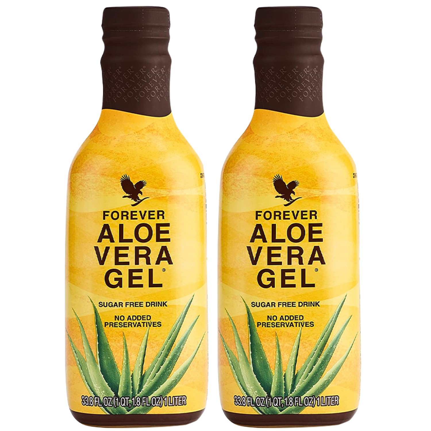 Foto 2 pulgar | Gel De Aloe Vera Forever Living Products, Paquete De 2 Unidades, 1 Litro - Venta Internacional.