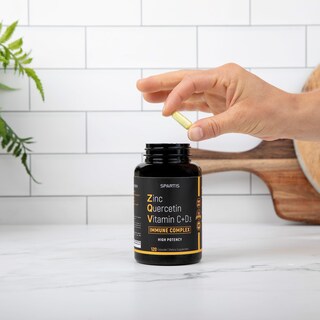 Foto 5 | Suplemento De Quercetina De Zinc Spartis 500 Mg Con Bromelina Con Vitamina C D3 - Venta Internacional.