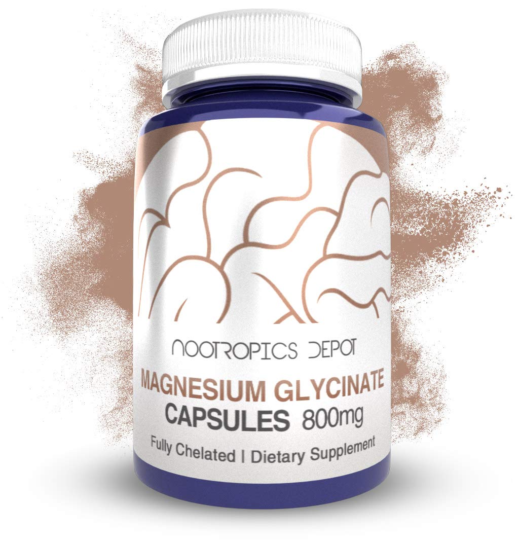 Foto 2 pulgar | Cápsulas De Glicinato De Magnesio Nootropics Depot, 180 Unidades - Venta Internacional.