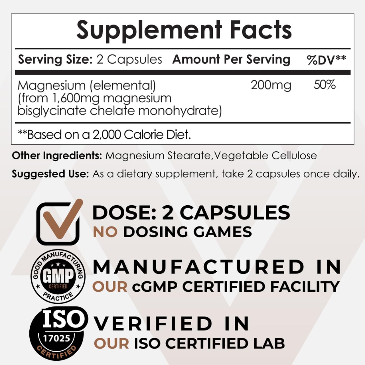 Foto 2 | Cápsulas De Glicinato De Magnesio Nootropics Depot, 180 Unidades - Venta Internacional.