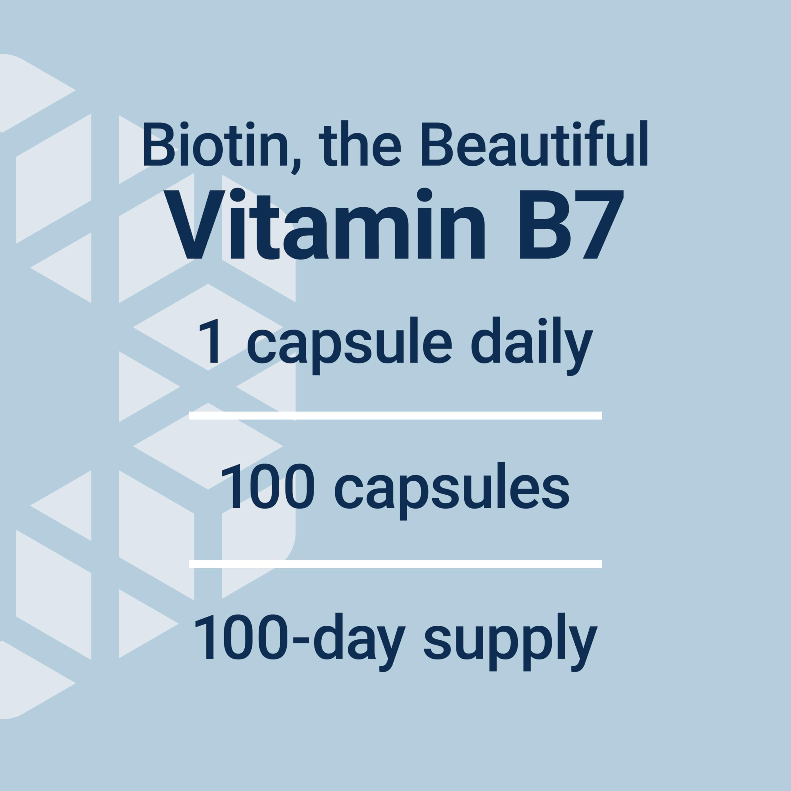 Foto 4 | Suplemento Life Extension Biotina 600 Mcg De Vitamina B7 100 Cápsulas - Venta Internacional.