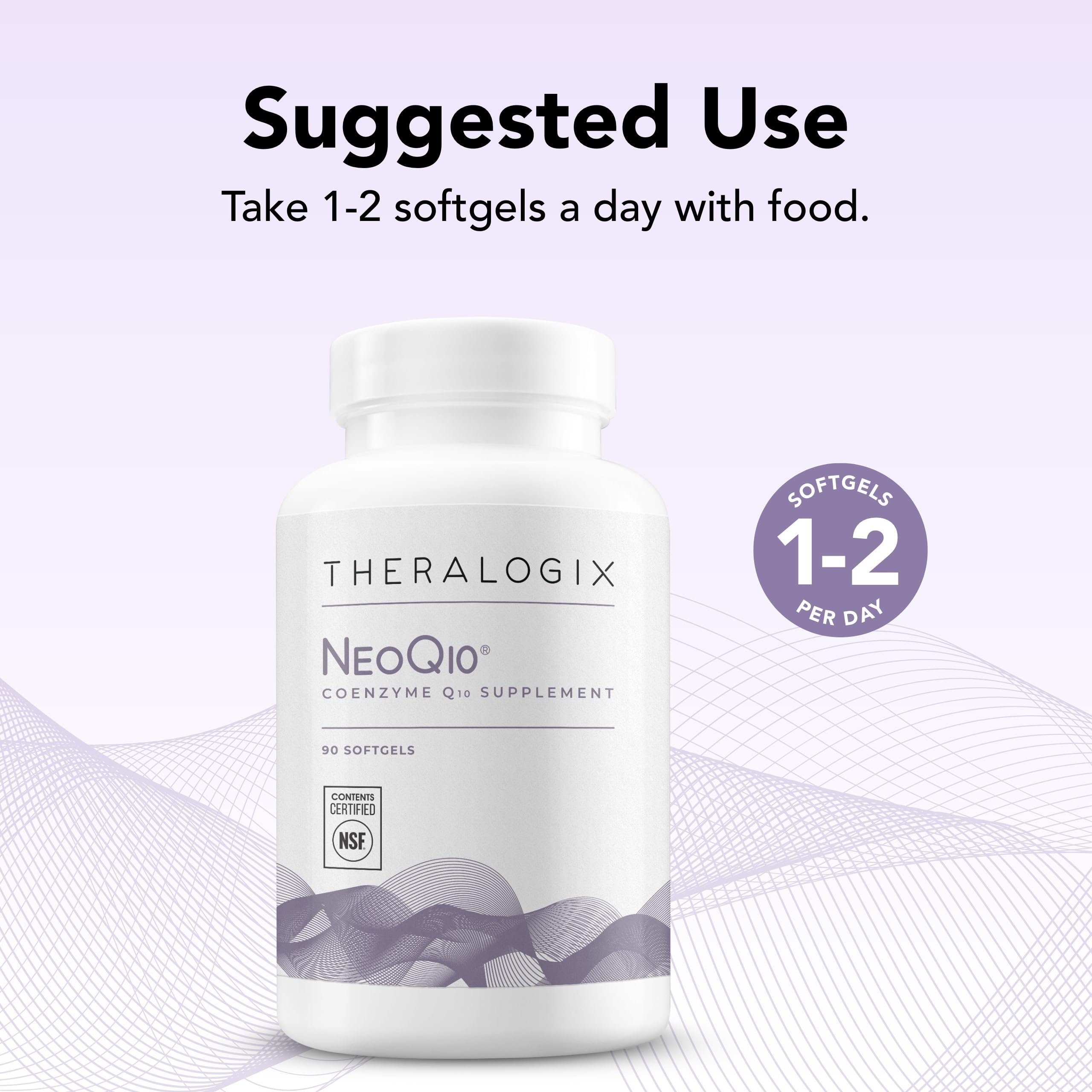 Foto 4 | Suplemento Theralogix Neoq10, Coenzima Q10, Corazón Y Fertilidad, 90 Cápsulas Blandas - Venta Internacional.