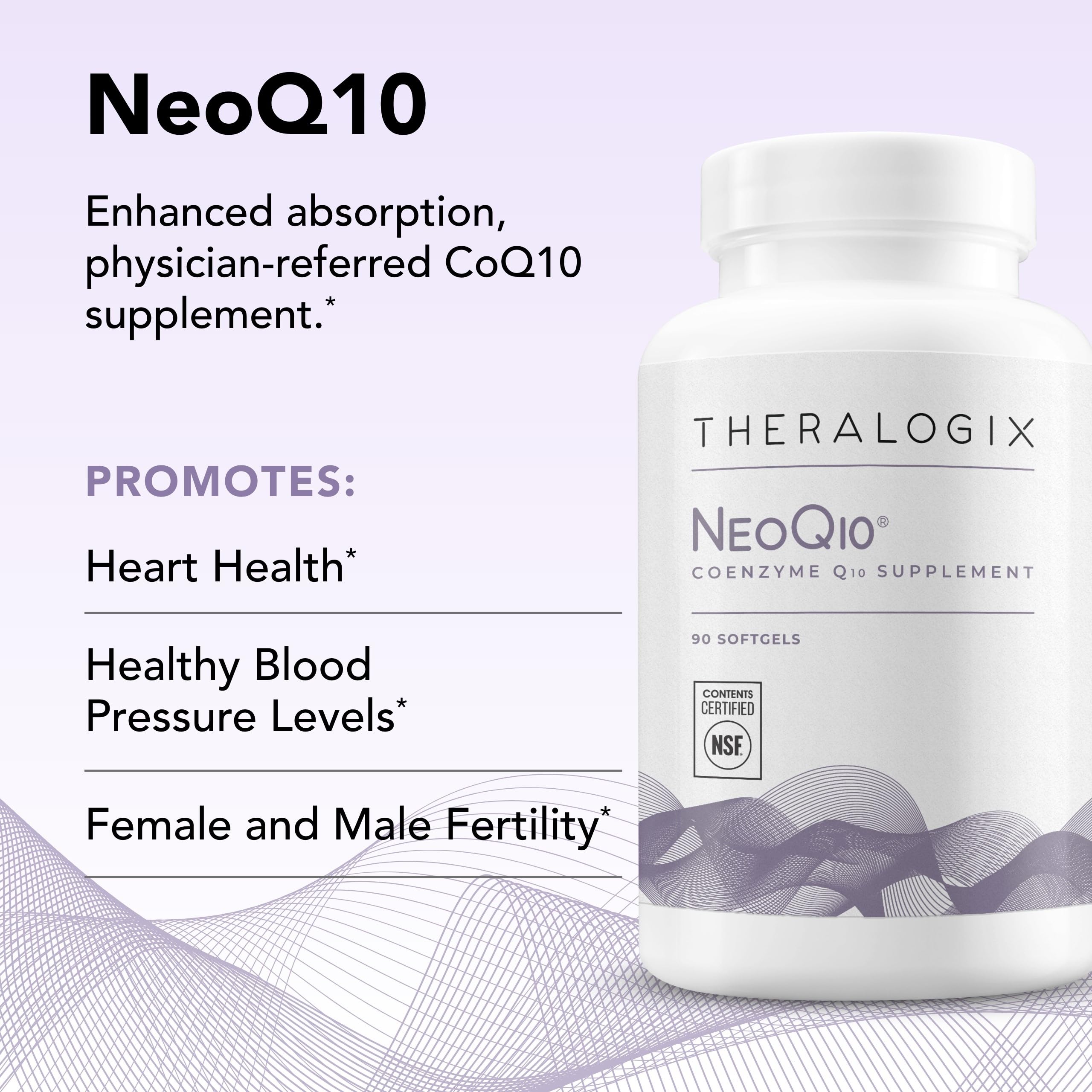 Foto 6 pulgar | Suplemento Theralogix Neoq10, Coenzima Q10, Corazón Y Fertilidad, 90 Cápsulas Blandas - Venta Internacional.