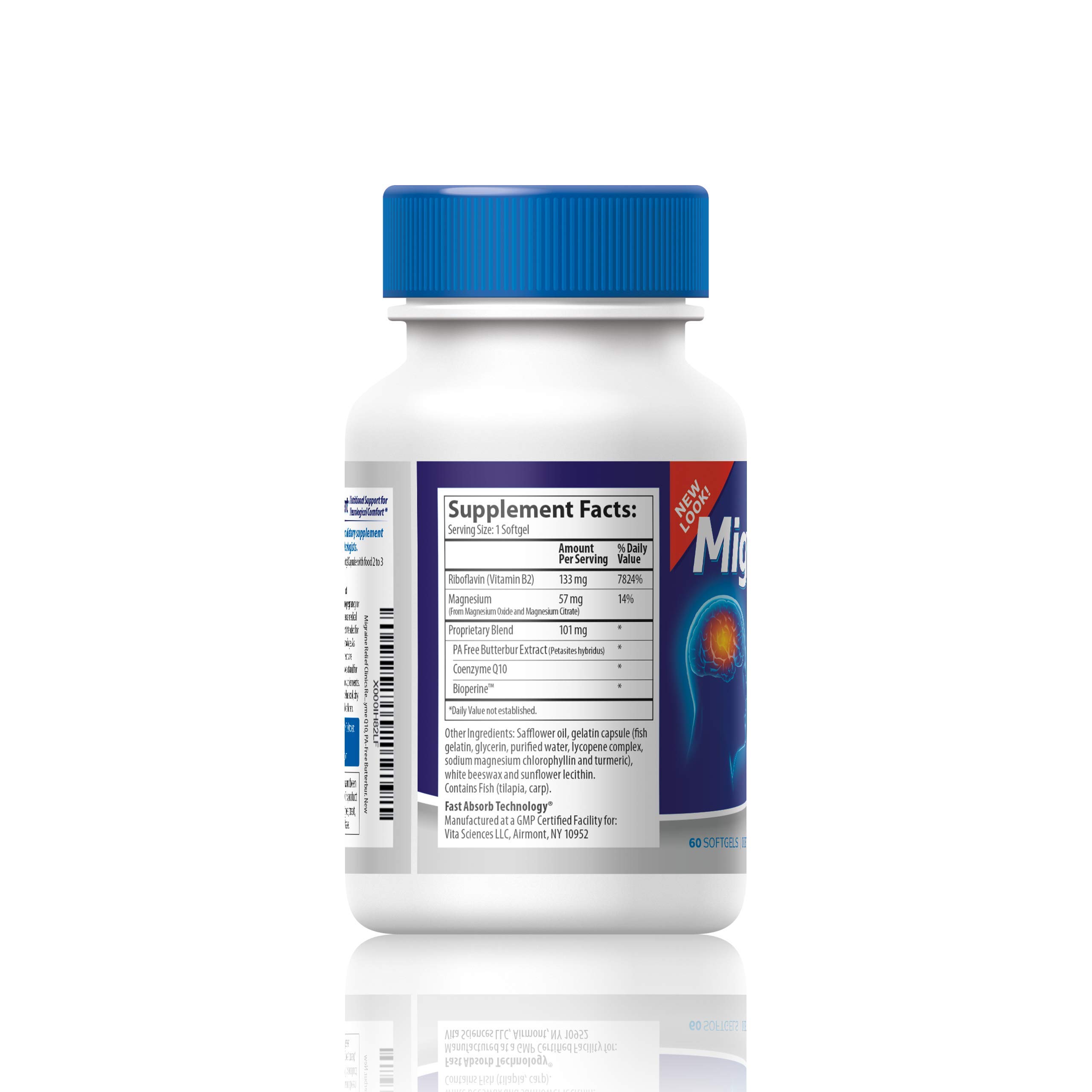 Foto 3 | Suplemento Vita Sciences Miravent Migraine Relief, 60 Unidades - Venta Internacional.