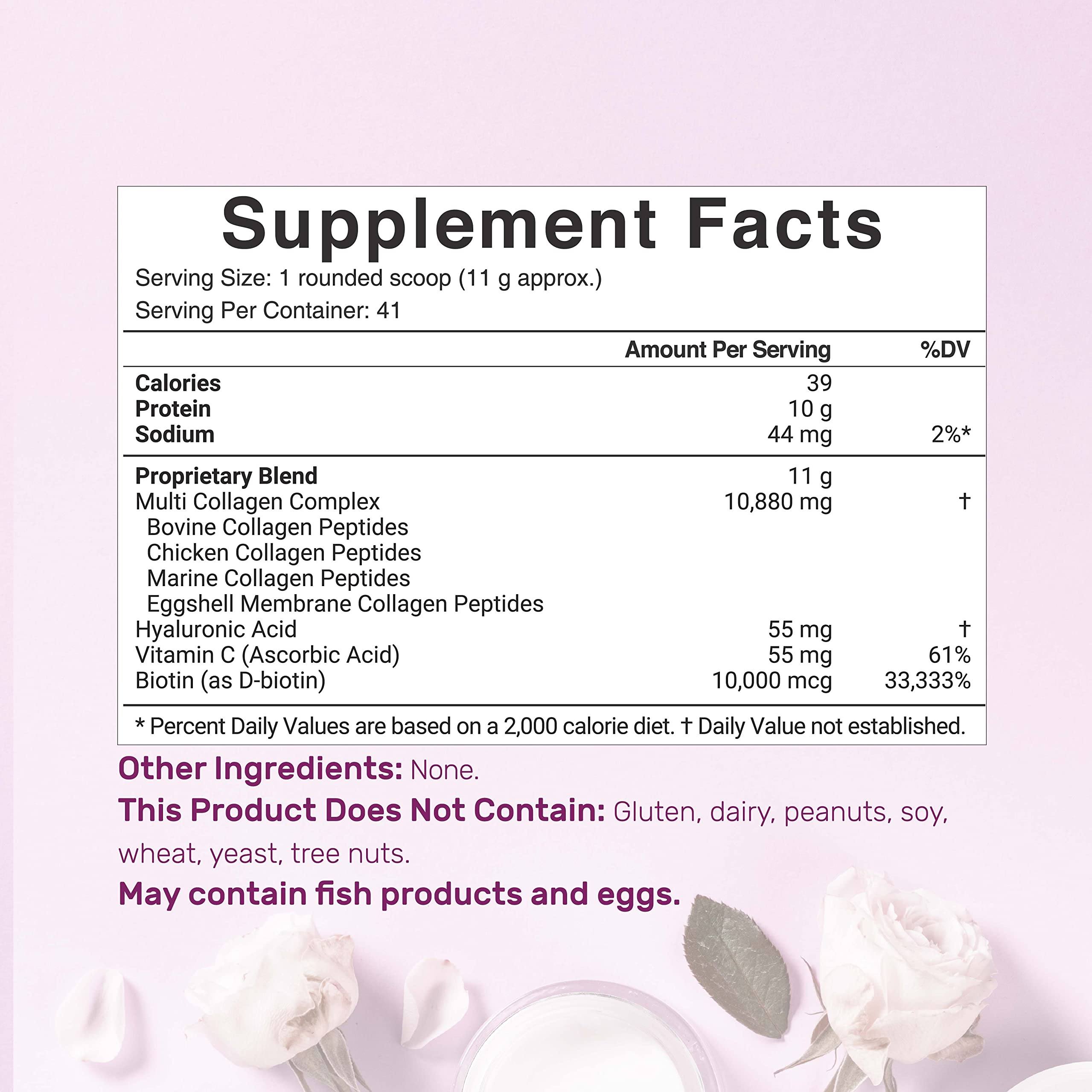 Foto 3 pulgar | Suplemento De Oferta De Proteína De Colágeno En Polvo, 454 G, Tipo I, Ii, Iii, V, X - Venta Internacional.