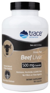 Foto 1 | Suplemento Trace Minerals Ancestral Beef Hígado 180 Cápsulas - Venta Internacional.