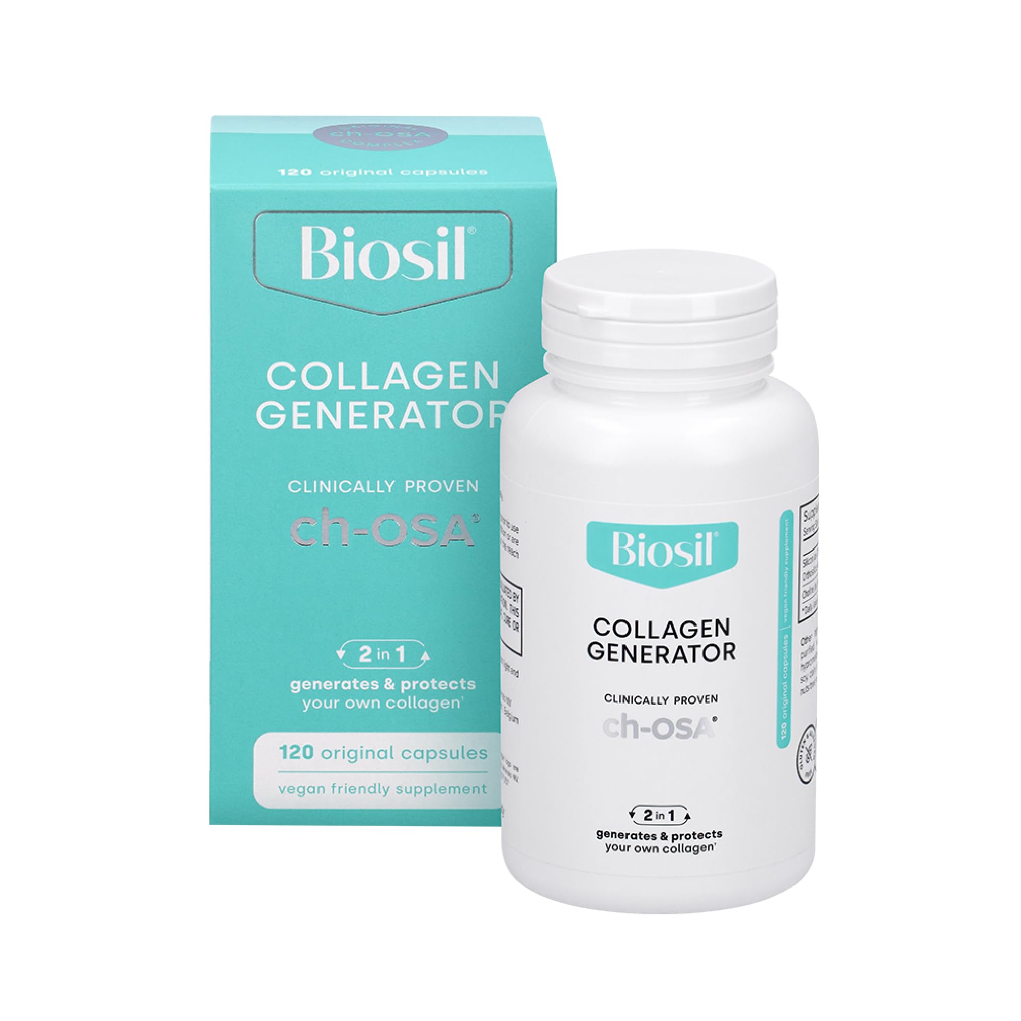 Foto 2 pulgar | Suplemento Biosil Collagen Generator 120 Cápsulas - Venta Internacional.