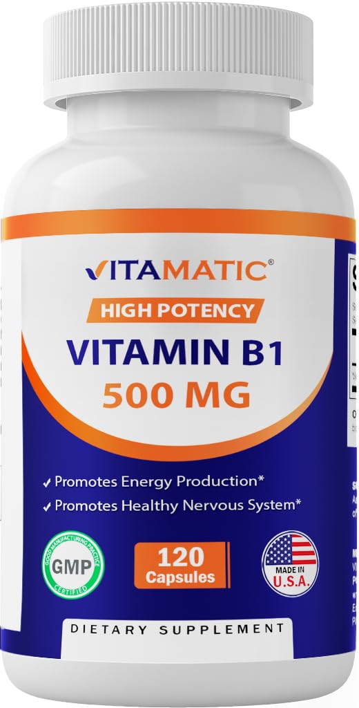 Foto 2 pulgar | Suplemento Vitamático De Vitamina B1 (tiamina) 500 Mg 120 Cápsulas - Venta Internacional.