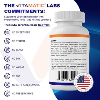 Foto 6 | Suplemento Vitamático De Vitamina B1 (tiamina) 500 Mg 120 Cápsulas - Venta Internacional.