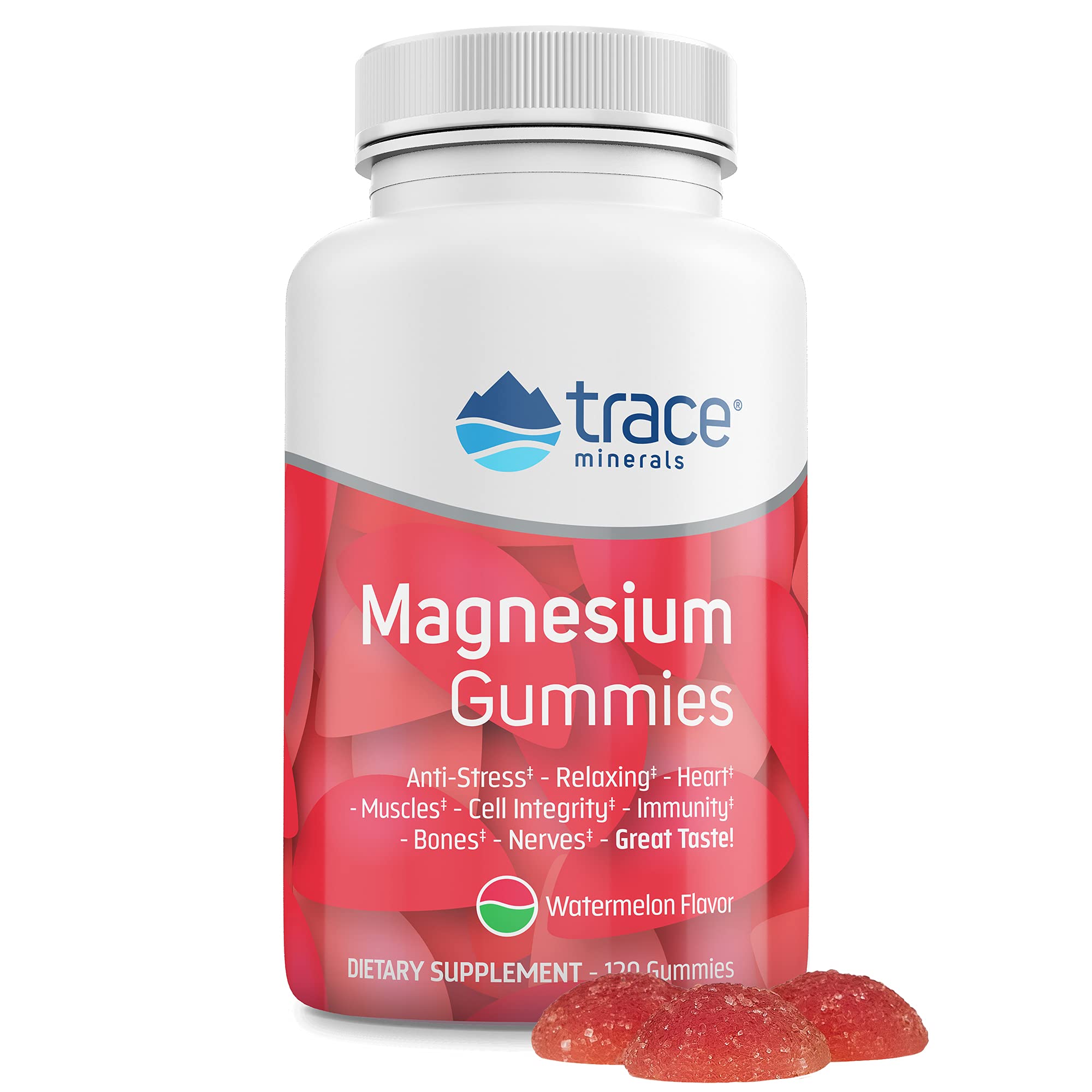 Foto 2 pulgar | Gomitas De Magnesio Con Oligoelementos, 120 Unidades, Sandía Con Bajo Contenido De Azúcar - Venta Internacional.