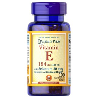 Foto 1 | Complementa La Vitamina E De 400 Ui De Puritan's Pride Con 50 Mcg De Selenio - Venta Internacional.