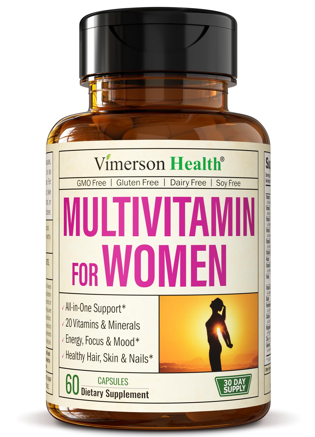 Foto 2 pulgar | Multivitamínico Vimerson Health Para Mujeres Con 20 Vitaminas Y Minerales - Venta Internacional.