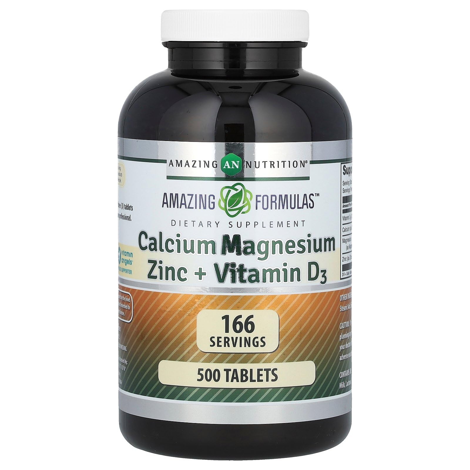 Foto 2 pulgar | Suplemento Amazing Formulas: Calcio, Magnesio, Zinc Y Vitamina D3, 500 Comprimidos - Venta Internacional.