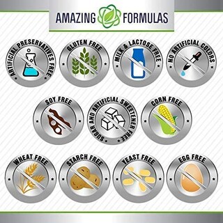 Foto 6 | Suplemento Amazing Formulas Con Vitamina B6, Piridoxina, 25 Mg, 250 Comprimidos - Venta Internacional.