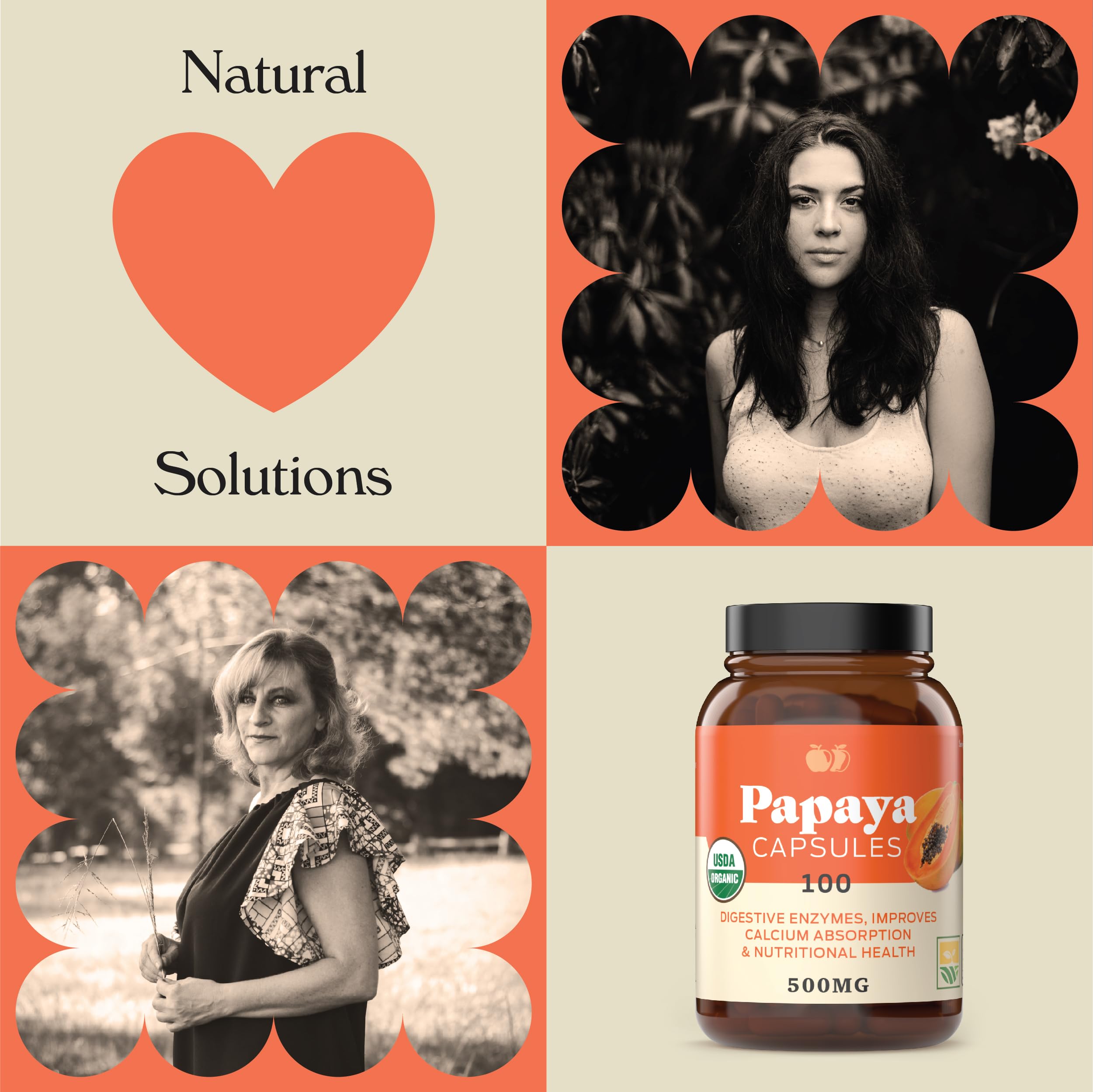 Foto 5 pulgar | Complementa La Enzima Orgánica De Papaya De Complete Natural Products - Venta Internacional.