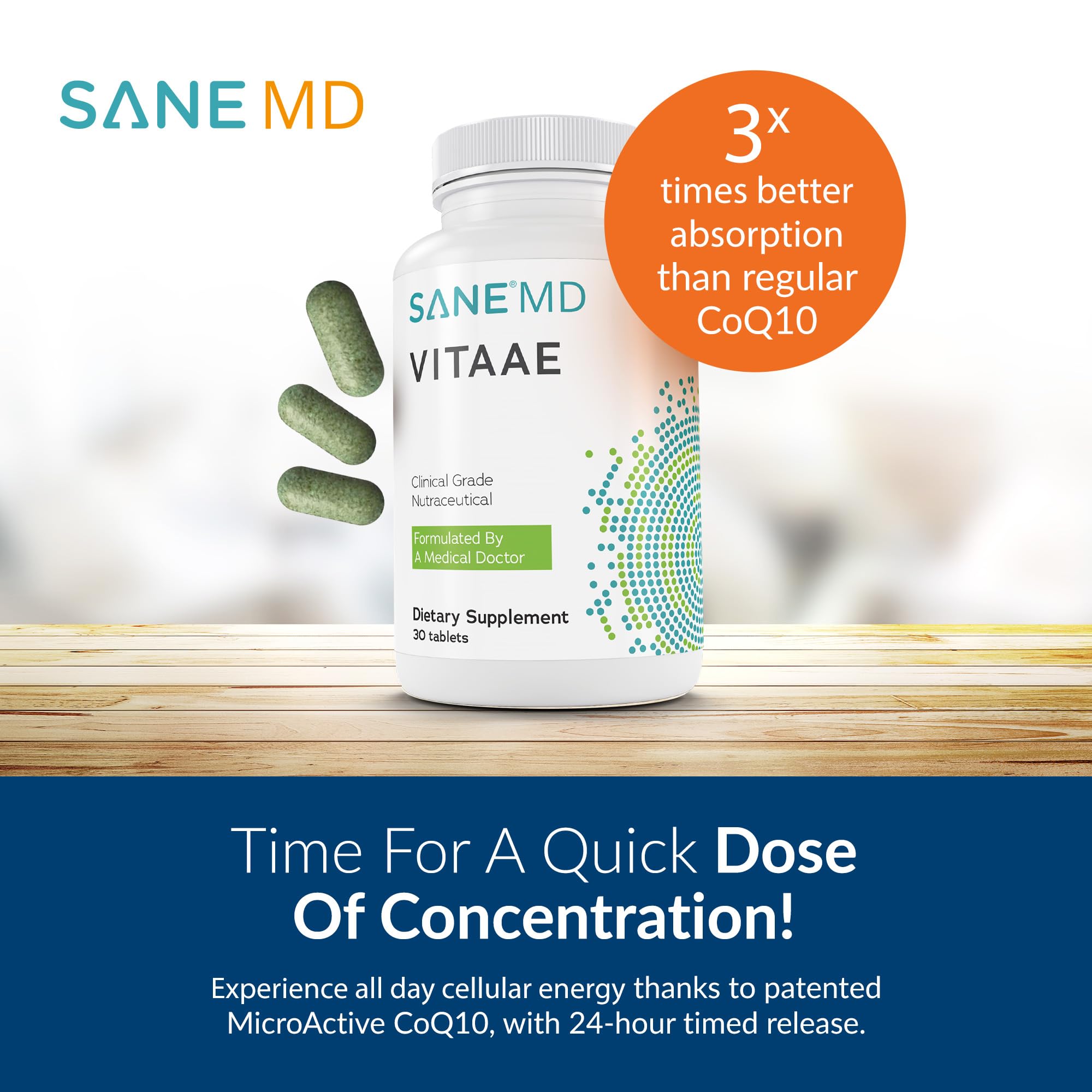 Foto 8 pulgar | Suplemento Sane Md Vitaae Citicoline Para La Salud Del Cerebro - Venta Internacional.