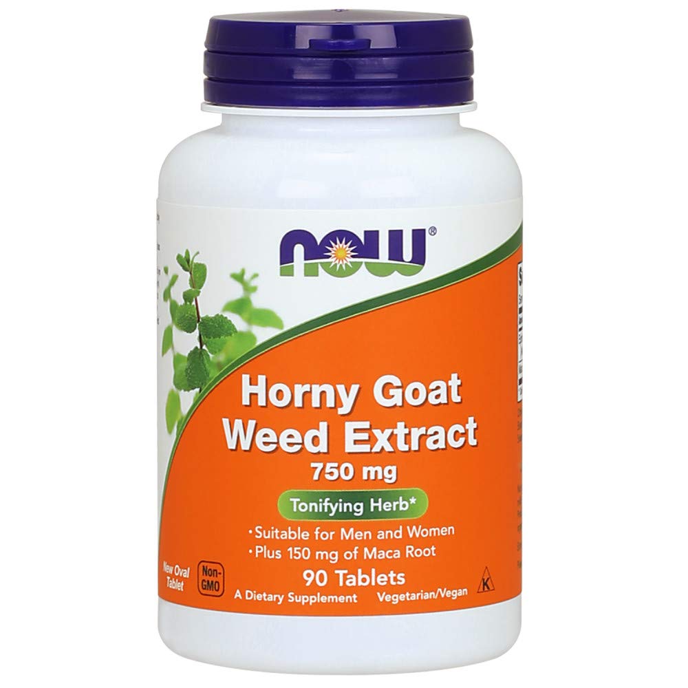 Foto 2 pulgar | Suplemento Now Foods Horny Goat Weed 750 Mg 90 Comprimidos - Venta Internacional.