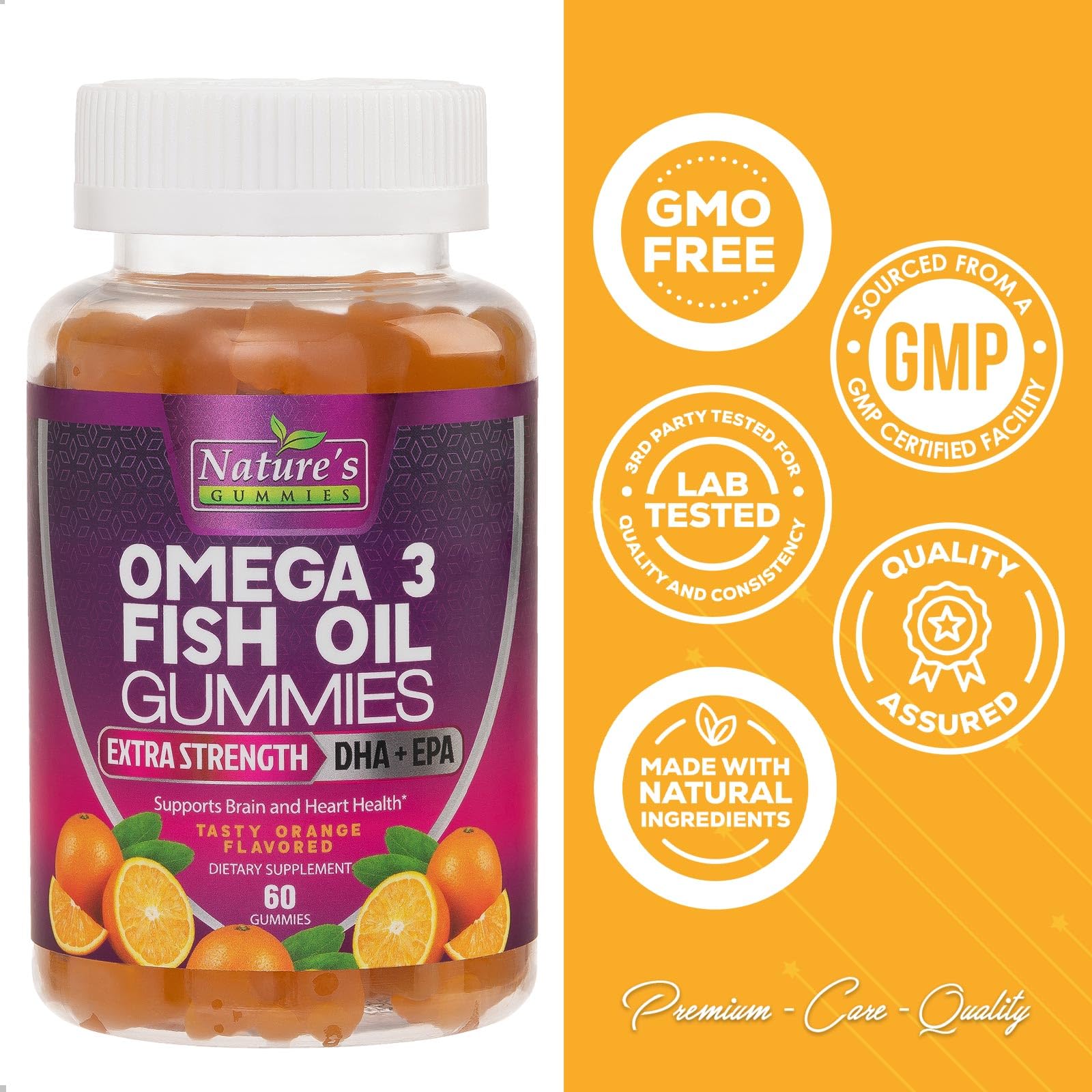 Foto 5 pulgar | Complementa Las Gomitas De Aceite De Pescado Omega 3 De Nature's Nutrition - Venta Internacional.