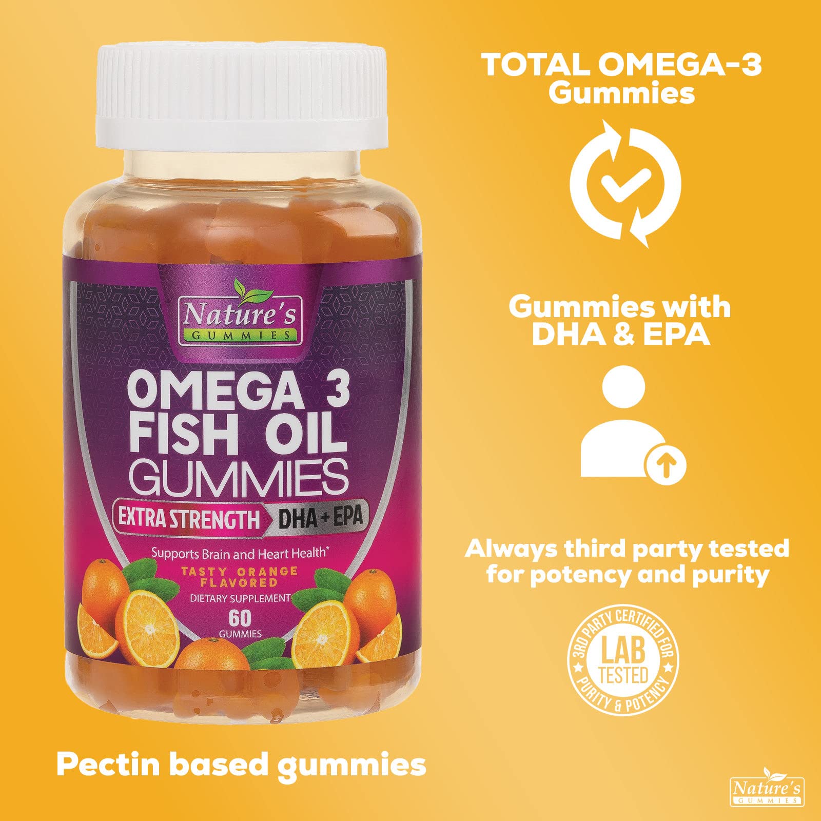 Foto 6 pulgar | Complementa Las Gomitas De Aceite De Pescado Omega 3 De Nature's Nutrition - Venta Internacional.