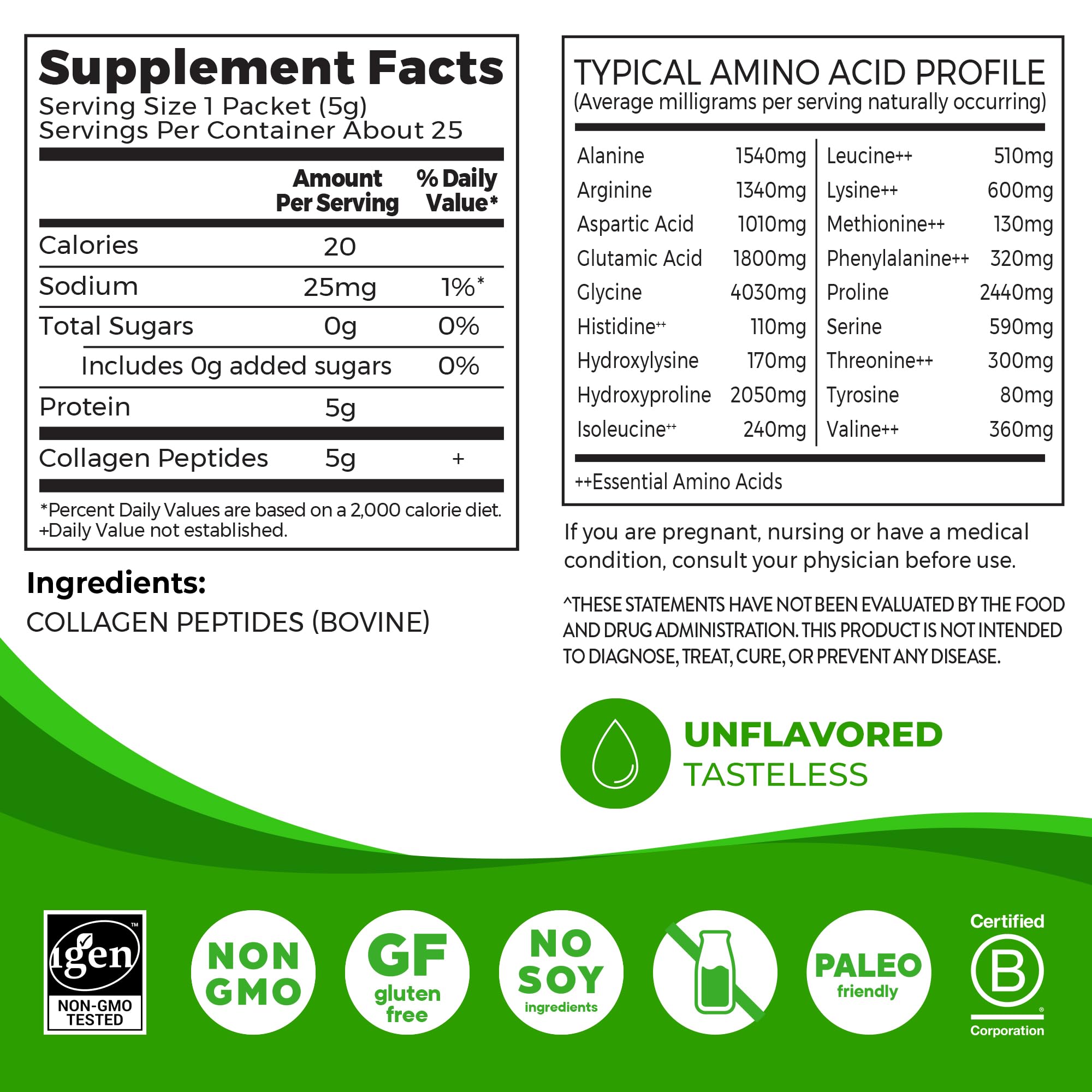 Foto 3 pulgar | Suplemento De Péptidos De Colágeno Orgain Hydrolized, 5 G, Paquete De 25 - Venta Internacional.