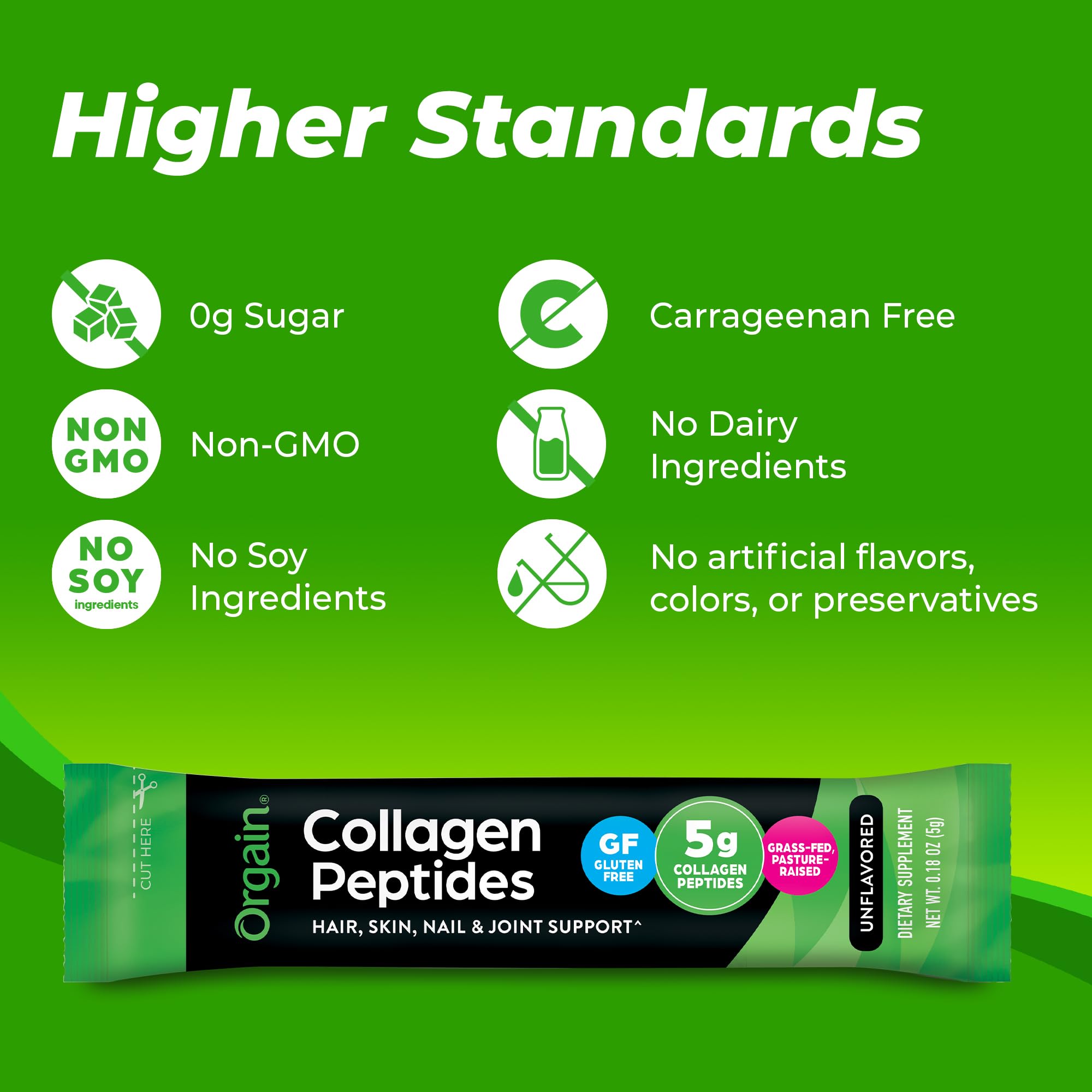Foto 6 pulgar | Suplemento De Péptidos De Colágeno Orgain Hydrolized, 5 G, Paquete De 25 - Venta Internacional.