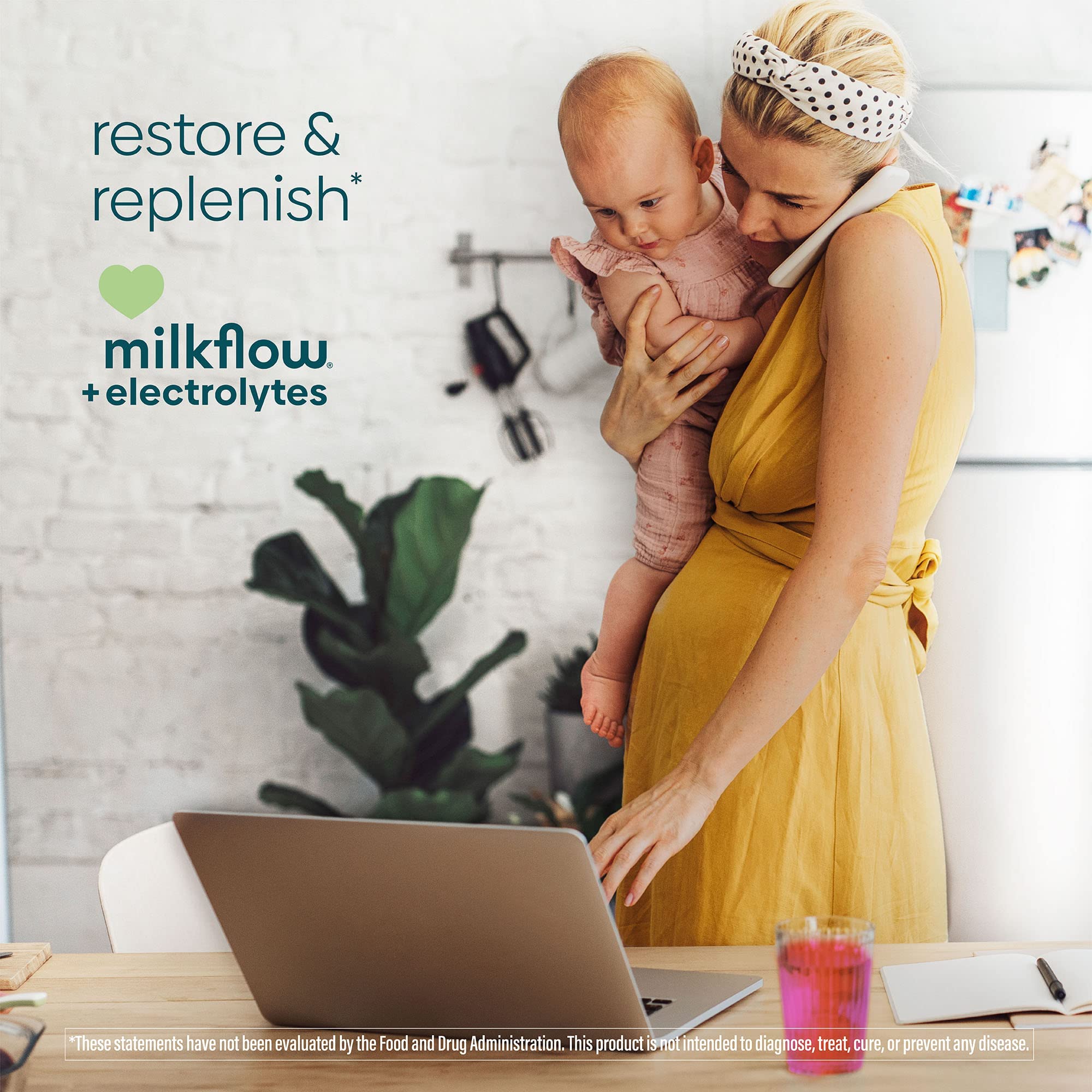 Foto 6 pulgar | Suplemento Y Bebida, Mezcla Upspring Milkflow, Electrolito Y Fenogreco - Venta Internacional.