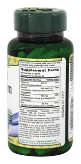 Foto 2 | Suplemento Nature's Bounty De Calcio, Magnesio Y Zinc 200 Comprimidos - Venta Internacional.